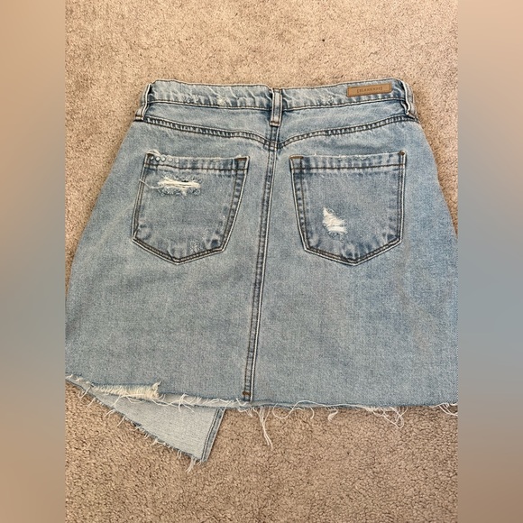 BLANK NYC Asymmetrical Denim Skirt - Picture 2 of 4